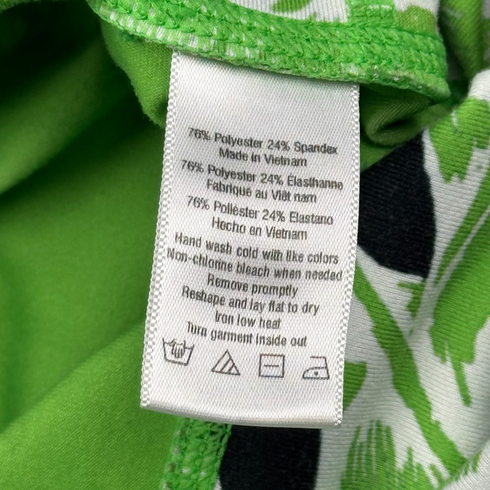 Alo Yoga Leggings Women Small Green Airbrush 29"‎ Tropical Palm Spring Training - Picture 5 of 14